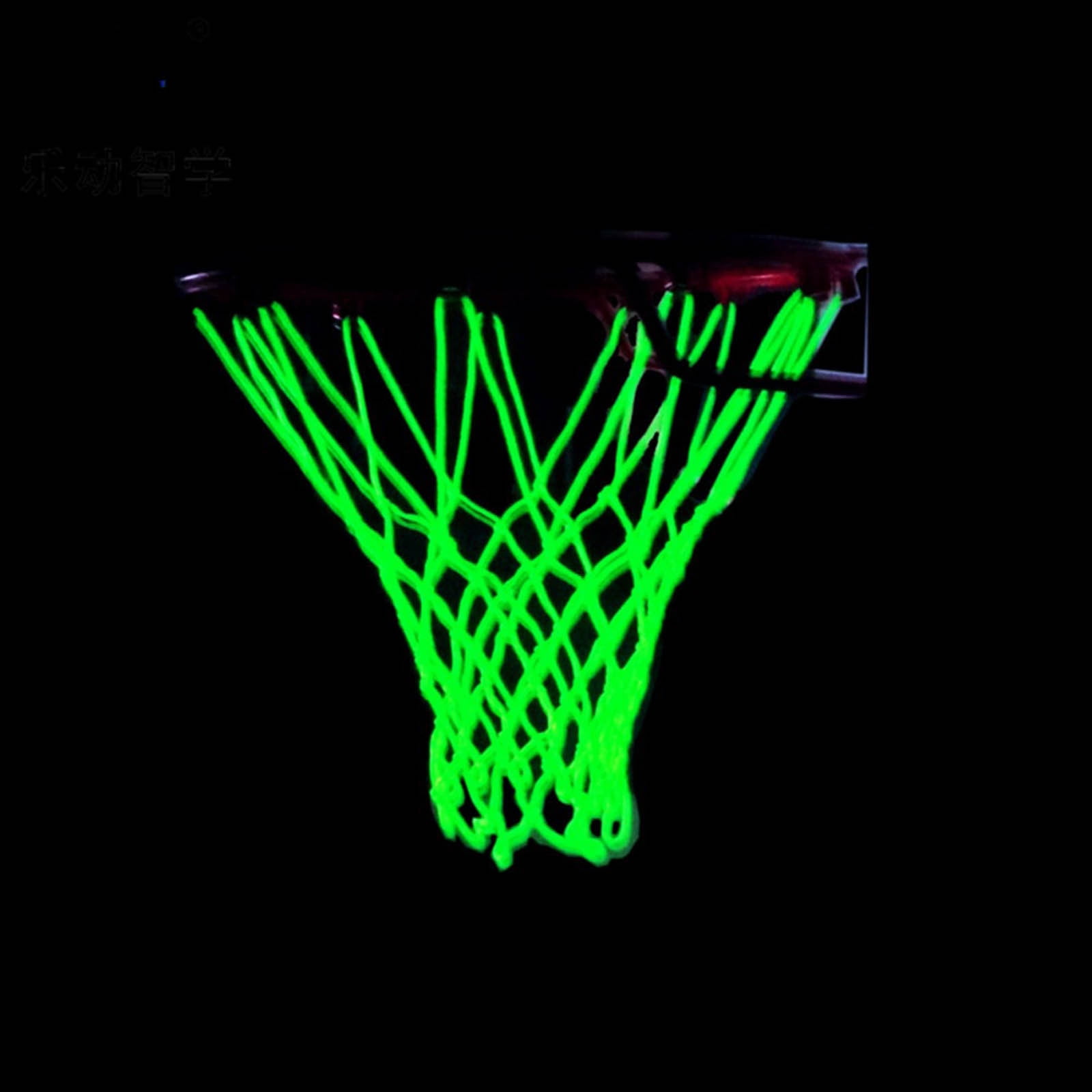 Tunhigl Under $10 Outdoor Luminous Basketball Net Basketball Stand Replacement Net Night Basketball Sports