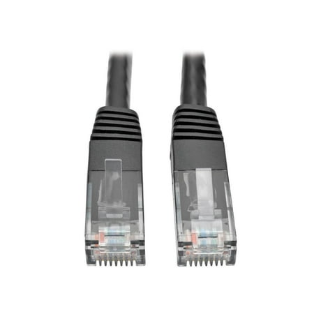 UPC: 0037332194534 | Tripp Lite Cat6 Gigabit Molded Patch Cable 14 ft. RJ45 (M/M) 550MHz 24 AWG Black 14 (N200-014-BK)