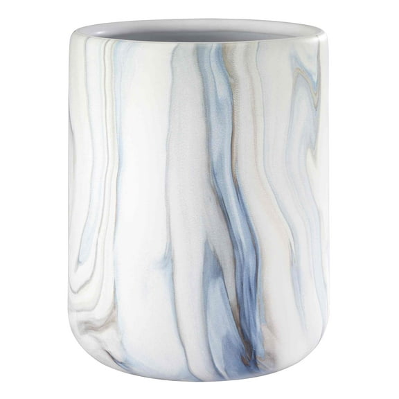 Avanti Waves Blue Wastebasket