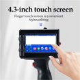 thumbnail image 3 of Portable Label Inkjet Printer Date Text Pattern Coding Machine Ink 12.7mm In Multiple Languages ,Easy to Use, 3 of 6