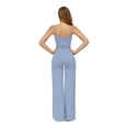 thumbnail image 4 of IDOPIP Womens Workout Sets 2 Piece Spaghetti Straps Square Neck Crop Top Straight Butt-lifting Leg Yoga Pants Pilates Outfits, 4 of 6
