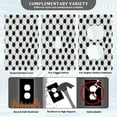 thumbnail image 5 of IAUYY Retardant PC Material Unused Outlet Cover Switch Plate Covers Easy DIY Installation with Screws Light Switch Cover Plate Minimalist White Design, 5 of 9