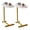 White, variant on LENLN Modern C-shaped Side Table Set of 2, Bedside End Table, Coffee Tray for Couch Bed, Living Room and Small Spaces