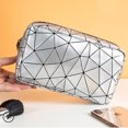 thumbnail image 4 of Bolsa de maquillaje grande con cremallera, organizador de cosméticos de viaje para mujeres y niñas, 4 of 5