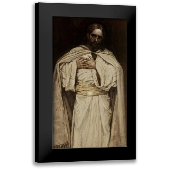 Tissot, James Jacques 10x14 Black Modern Framed Museum Art Print Titled - Our Lord, Jesus Christ