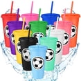 thumbnail image 1 of Domensi 12 Vasos Plásticos de Fútbol de 710 ml Multicolor, 1 of 6