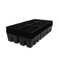 thumbnail image 2 of Handy Pantry Black Plastic Garden Tray Inserts - 10 Sheets of 36 Planting Pot Cells Each - 2x3 Nested x6 Configuration - Perforated - Nursery, Greenhouse, Gardening, 2 of 2