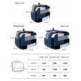 thumbnail image 3 of Navy Blue Black Grey Toaster Cover 4 Slice, Modern Irregular Geometric Abstract Dustproof Bread Machine Oven Cover with Storage Pockets, Fits Most Kitchen Toasters Protector, 3 of 5