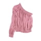 thumbnail image 1 of Blusa de Un solo hombro Bar III para mujer rosa extra pequeña, 1 of 2
