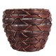 thumbnail image 2 of Cesta de flores de ratán tejida a mano, maceta para arreglos florales, 2 of 7