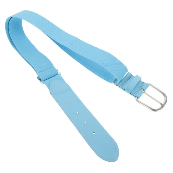 CIMAXIC 1Set Sky-Blue Baseball Belt for Kids Boys Girls in 28.5x1.9x0.4in