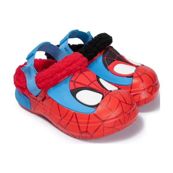 Spider-Man Toddler Boys Faux Fur Lined Clog