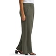 thumbnail image 3 of Lee® Women's Plus Regular Fit Wide Leg Knit Pants, Sizes 0X-4X, 3 of 7