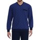 thumbnail image 2 of GÖTZBURG Pijama de hombre - largo, puños, cuello pico, algodón, pijama Azul XXL (XX-Large), 2 of 4