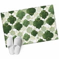 thumbnail image 2 of 2x3 Washable Entryway Rug, Sage Green Moroccan Non-Slip Area Rug for Front Door Kitchen Bathroom, Abstract Gradient Gold Green Geometric Indoor Floor Mat for Home Decor, 2 of 9