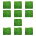 thumbnail image 2 of S SERENABLE 10 Pieces Artificial Grass Square Mat Set DIY Indoor Outdoor Multifunctional, 2 of 7