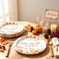 thumbnail image 5 of Tuvgenk Fall Pumpkin Paper Plates 16-Pack 7 inch Disposable Dinnerware for Thanksgiving and Autumn Parties, 5 of 6