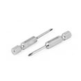 thumbnail image 2 of 10pcs 1/4" Hex Shank PH0 2.5mm Tip Magnetic S2 Steel  Screwdriver Bits, 2 of 2