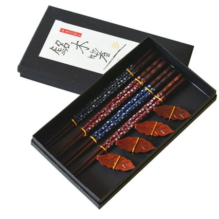 

HESITONE 1 Set Wooden Chopsticks Gift Box Set Chopstick Gift Box Chopstick Rest Sets