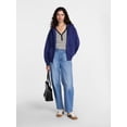 thumbnail image 4 of Scenario Women's and Women's Plus Zip Front Fleece Hoodie Jacket, Sizes XS-4X, 4 of 7