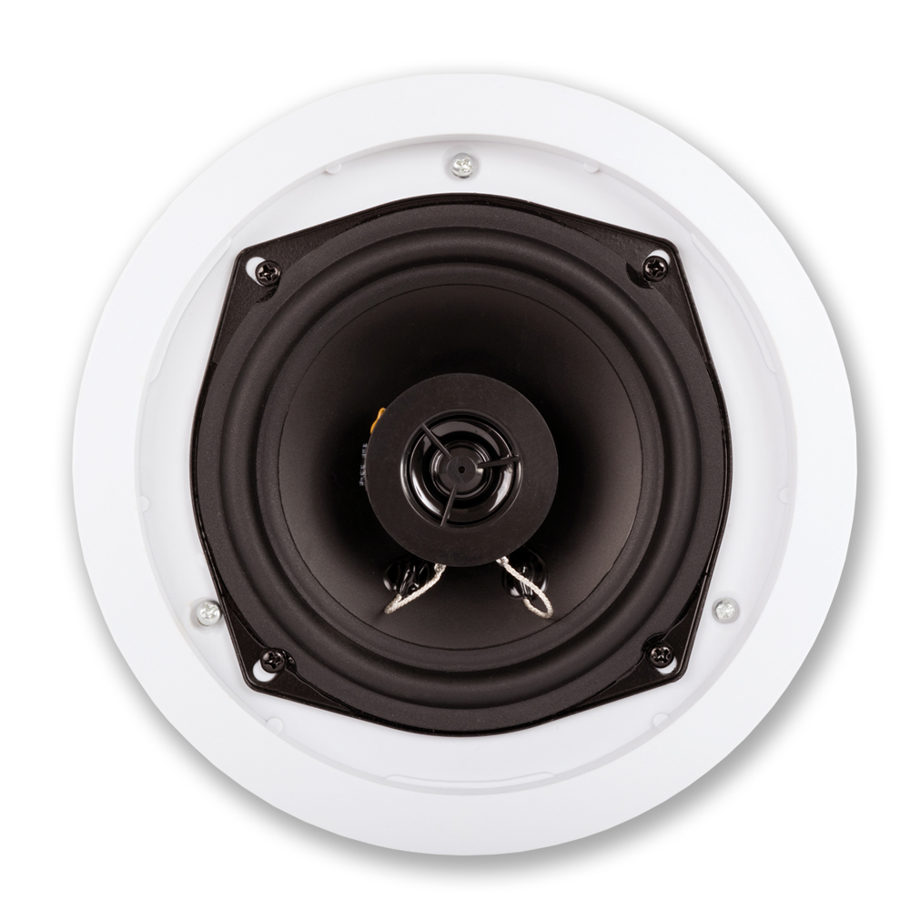 Acoustic Audio R-191 In Ceiling / In Wall Speaker Pair 2 Way Home Theater Surround Speakers - image 3 of 4