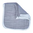 thumbnail image 2 of DEELLEEO Large 20" x 10" Burp Cloths 100% Cotton 6-Ply Extra Absorbent and Soft 4-Pack, 2 of 5