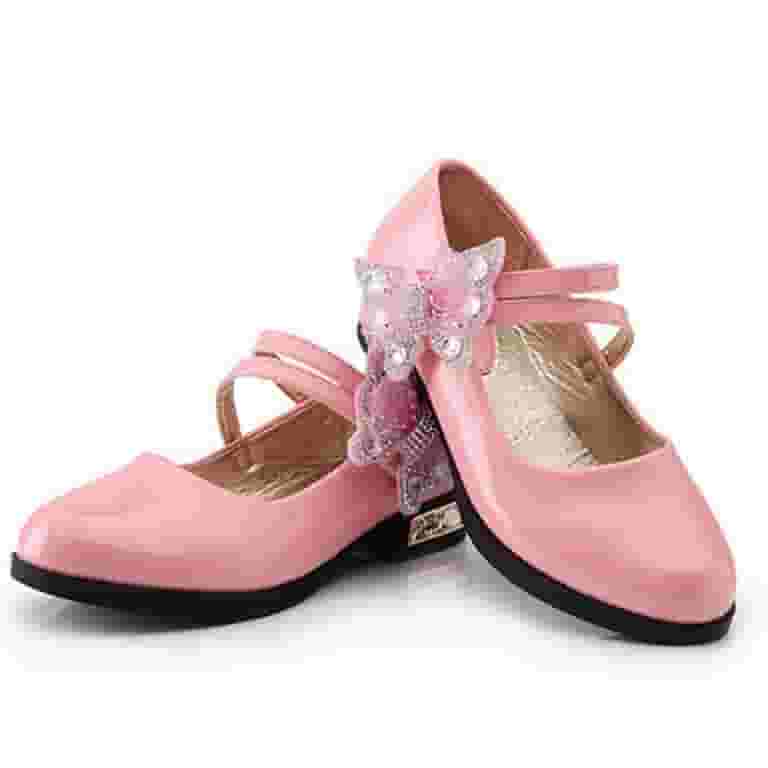 Zecgelong Girl Shoes Small Leather Shoes Single Shoes Children