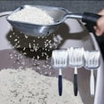 thumbnail image 4 of Pala para arena de gato de metal gris, pala de aleación de aluminio con mango de goma para mascotas, pala de tamizado duradera para mascotas, 4 of 5