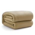 thumbnail image 1 of Cobija King Size Bluelander de Franela 100% Poliéster Ultrasuave, Beige, 1 of 5