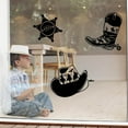 thumbnail image 3 of Cowboy Boots Wall Decals Cowboy Hats Vinyl Wall Stickers Rustic Western Wall Decor Cowboy Riding Horse Wall Decorations for Club Home Bedroom Decorations Wall Sticker Vinyl Transfer DIY, 3 of 9