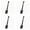 Black, variant on Multipurpose Cleaning Brush Long Handle Hand Shaped Stiff Bristle Heavy Duty Scrub Brush for Car Tire Kitchen Bathroom Tile Stain Removal