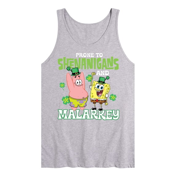 SpongeBob SquarePants - Prone To Shenanigans And Malarkey - Men's Jersey Tank Top