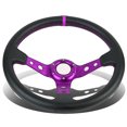 thumbnail interactive-video image 1 of WS12 Red Universal Tractor Steering Wheel Spinner Knob Deep Spoke 1 of 4