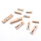 thumbnail image 5 of 150x Mini pinzas para Decorativa Pared de fotografía Decoración de bricolaje para sujetar papel fotográfico Bodas Papel fotográfico Clavijas Clips BLESIY Mini pinzas para la ropa, 5 of 7