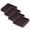 Brown, variant on CasterMaster 4" x 4" Brown Square Rubber Furniture Grips Caster Cups,  Pad & Slider, 4-Piece Pack, 4 inch