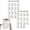 White, variant on Tai Chi Chair Workout Chart, Chair Tai Chi for Seniors Wall Chart – 30-Day Seated Tai Chi Routine, Seated Exercise Poster for Beginners, Home Gym Decor, Unframed (1 Pack)