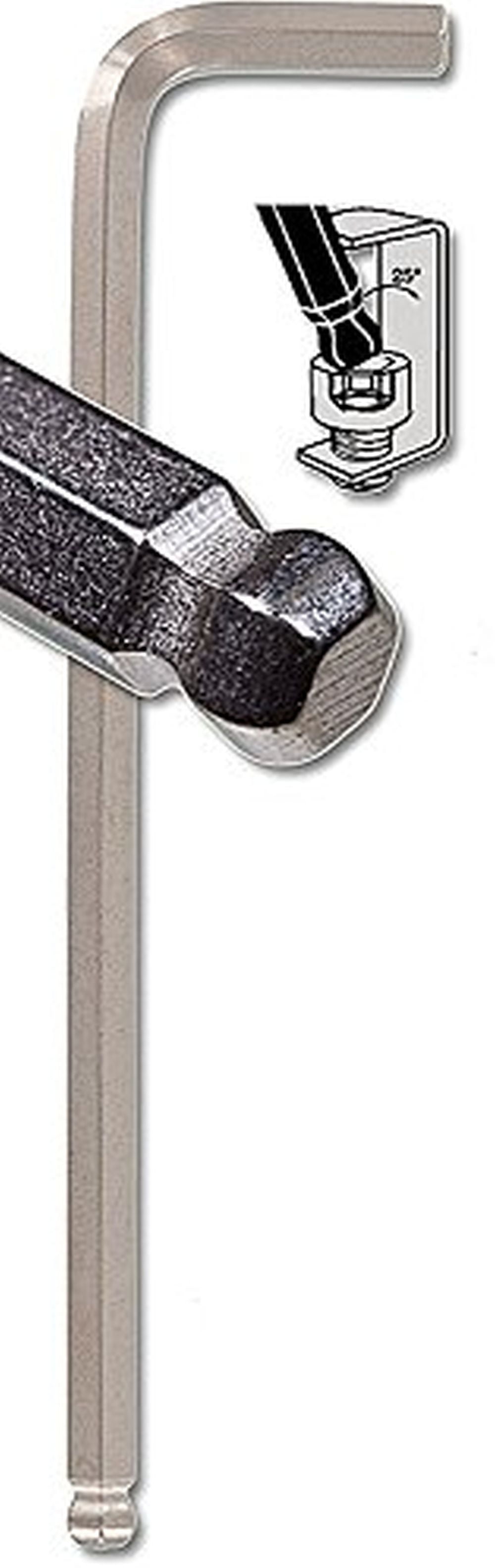 10pcs 3.0mm Hex (Allen) Balldriver® Extra-Long Arm L-Wrench, Protanium® High Torque Steel With Briteguard™ Chrome Finish - Bondhus® USA