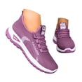 thumbnail image 3 of YLYL Women Sneakers Lace up Arch Support Breathable Mesh Non Slip Gym Workout Running Walking Shoes, 3 of 9
