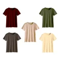 thumbnail image 5 of Paquete Playeras Cuello Redondo 5 Pz Algodón Premium Suave, 5 of 5