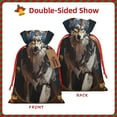 thumbnail image 2 of KLL Oil Painting Tribal Wolf for Christmas Gift Bag,Holiday Bags for Gifts Christmas Bags & Drawstring Gift Pouch Reusable Holiday Gift Bags & Party Favor Bags (1 PCS)-Medium, 2 of 9