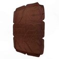 thumbnail image 4 of Waterproof Silver Coated Ox Cloth Canopy Cover for Outdoor Swing Chair, Garden and Balcony Use, Brown, 4 of 5