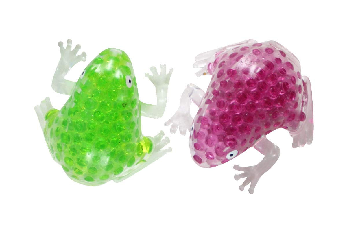 8F1A Squishy Frog Color Random Kids Gifts Stress Relief Frog Relief Toy Novelty 