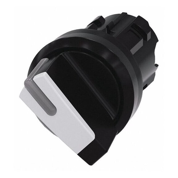 Siemens Selector Switch Operator,22mm Sz,No Cam 3SU1002-2BC60-0AA0