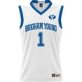thumbnail image 2 of Male GameDay Greats #1  White BYU Cougars  Lightweight Basketball Jersey, 2 of 4