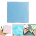 thumbnail image 2 of Sunshine Polishing Cloths for Silver, Gold, Brass and Copper Jewelry Polishing Cloth, Bulk Pack, Reusable Polishing Cloths To Keep The Shine Of Your Jewellery, 1Pc, Multicolor(Blue,3.1x3.1"), 2 of 9