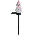 thumbnail image 2 of MesaSe Snowman Shape LED Solar Lights Waterproof Colorful Decorative Light for Garden Yard Patio Pathway, 2 of 3