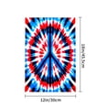 thumbnail image 4 of Amhnf Tie Dye Peace Sign Garden Flag For Home Outdoor Garden Yard Decor 12x18 inch, 4 of 5