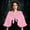 B_ Pink Capes & Cloaks, variant on UTSJKR Women Velvet Capelet, High Collar Self‑Tie Ribbon Poncho, Cropped Cloak Outer Layer for Evening Gown and Vintage Themed Party Red