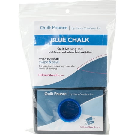 UPC: 0099238303229 | Hancy Quilt Pounce Pad W/Chalk Powder-4oz Blue