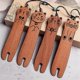 thumbnail image 2 of 4PCS Bookmark, Funny Book Mark for Book Lover, Wooden CatBook Marker Gifts for Reader Lovers, 2 of 5